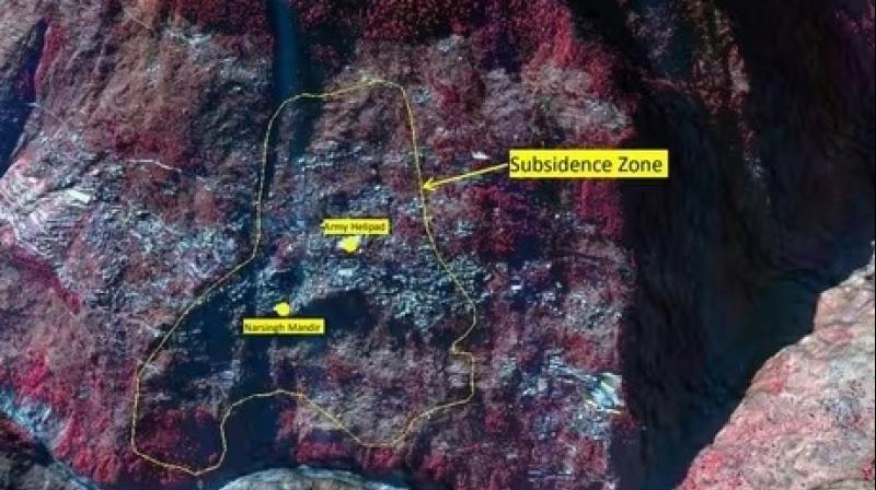Joshimath sank 5.4cm in 12 days, ISRO releases satellite images