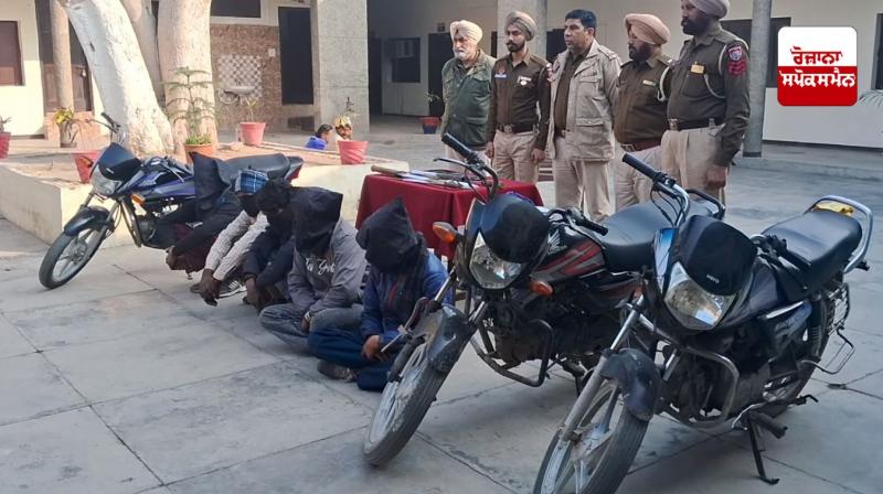 ਪੁਲਿਸ ਵਲੋਂ ਕਾਬੂ ਕੀਤੇ ਗਏ ਮੁਲਜ਼ਮ