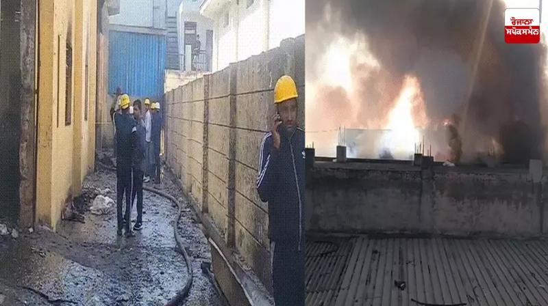 Fire breaks out in firecracker factory in Bhiwadi