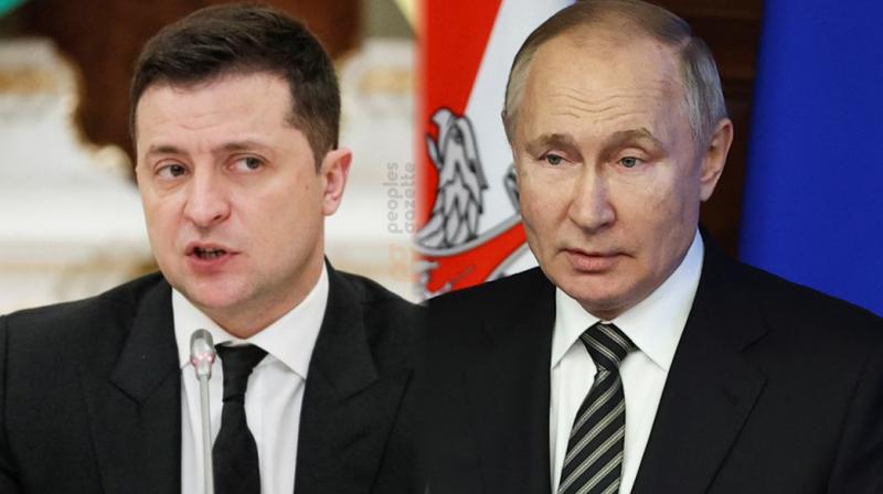  Volodymyr Zelensky and Vladimir Putin