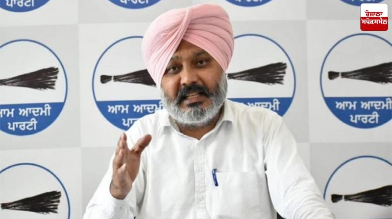 Press conference by Minister Harpal Singh Cheema