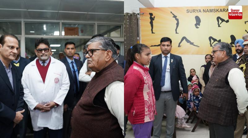 UT Chandigarh Administrator visits various locations to review sports and healthcare infrastructure in Chandigarh