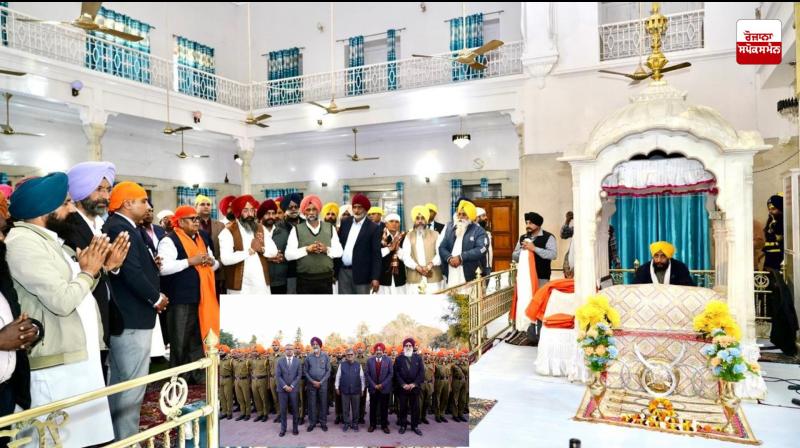 Punjab Governor Gulab Chand Kataria pays obeisance at Khadoor Sahib