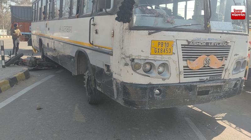 Motorcyclist hit by bus on Morinda bypass