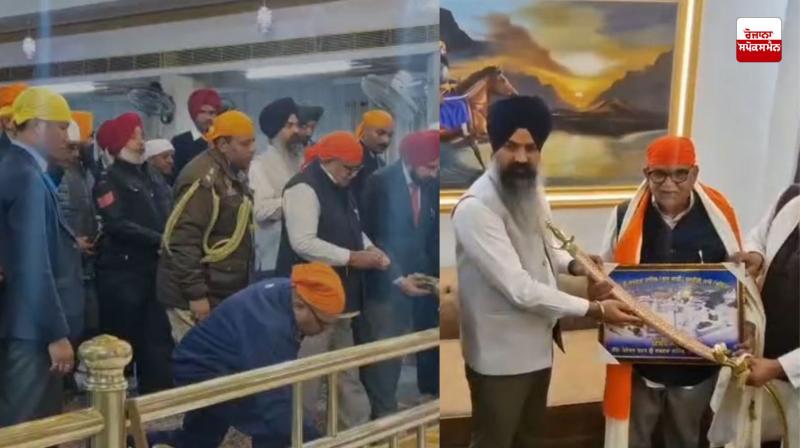 Governor Punjab Gulab Chand Kataria paid obeisance at Takht Sri Damdama Sahib