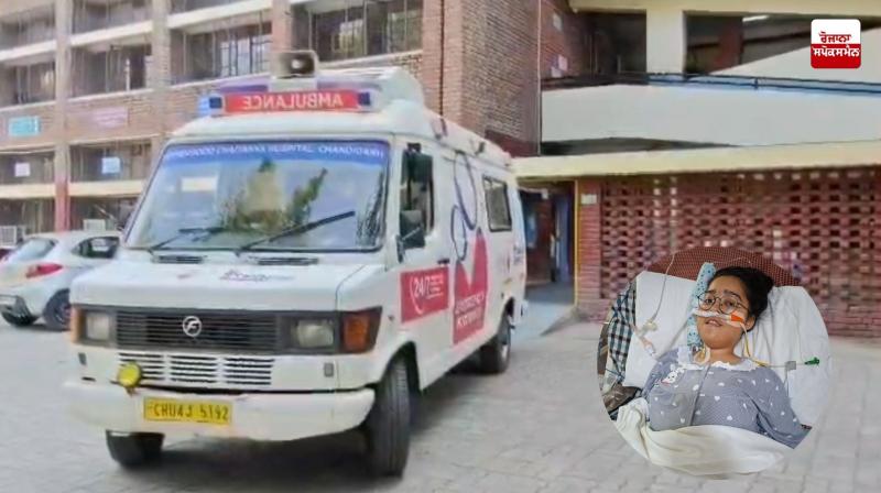 Kanishka arrives to appear for 12th exam after spending 13 days in ICU in Chandigarh