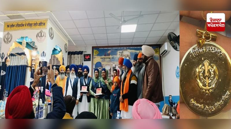 Giani Sohan Singh Sewak jatha special honour in Italy