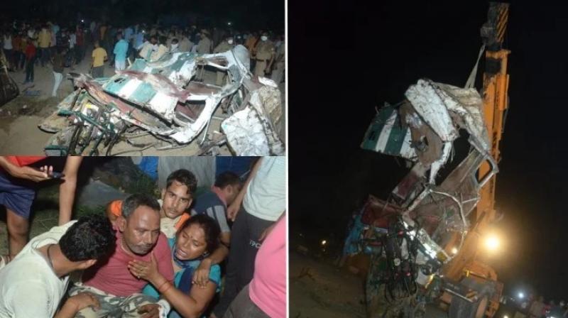 Terrible road accident in Kanpur