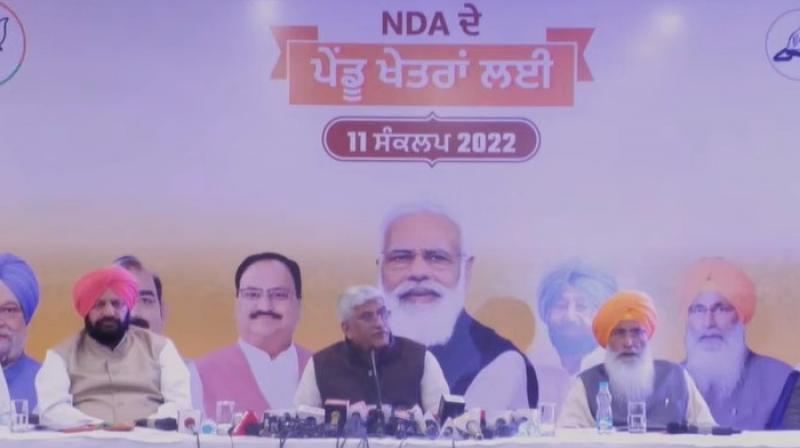 BJP alliance issues 11-point resolution for rural areas