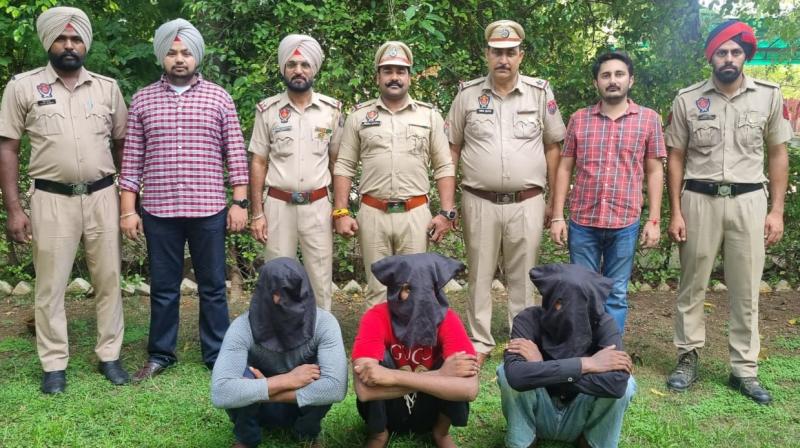 Patiala police arrested 3 members of the gang who carried out theft incidents in Samana and Patar.