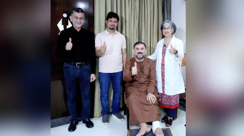 Doctors use century old Cross-leg Flap Surgery technique to save Iraqi road accident victim’s leg