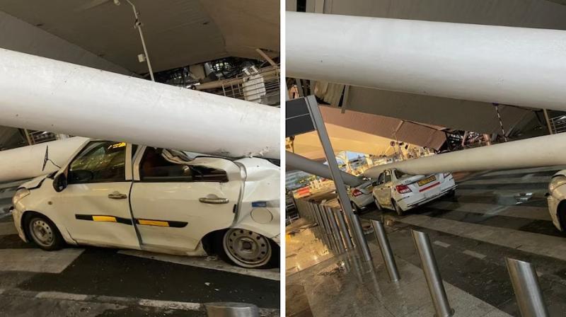 Delhi Airport’s Terminal 1 roof has collapsed News in punjabi 