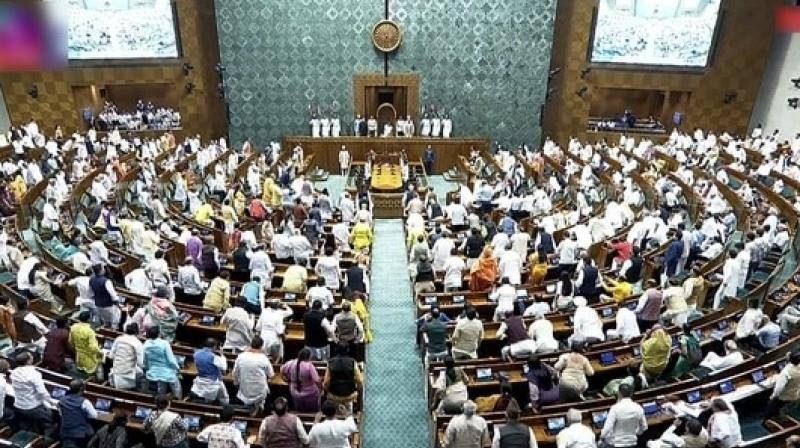 Lok Sabha proceedings were adjourned till Monday