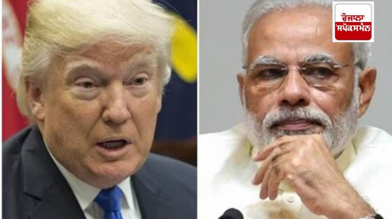 Donal Trumpa Narendra Modi. 