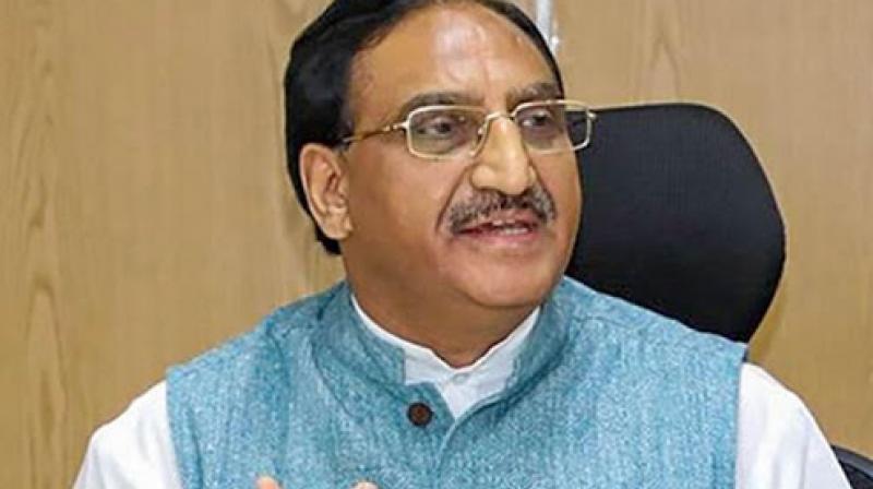 Education Minister Ramesh Pokhriyal Nishank 
