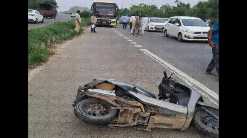 Mother daughter Accident