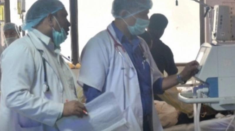 Senior doctor suspended in skmach bihar muzaffarpur children died