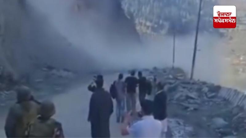 Uri-Baramulla highway closed after massive landslide