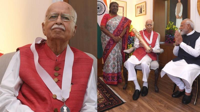 President Murmu confers Bharat Ratna upon BJP veteran LK Advani