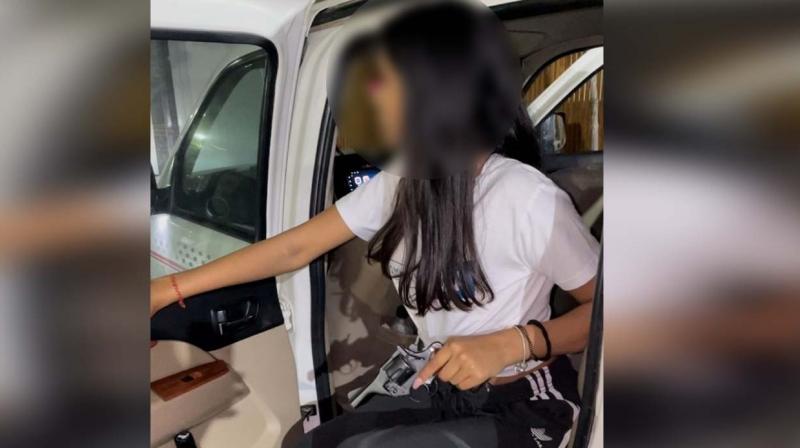 Law and order in Jalandhar, the girl opened fire on the road