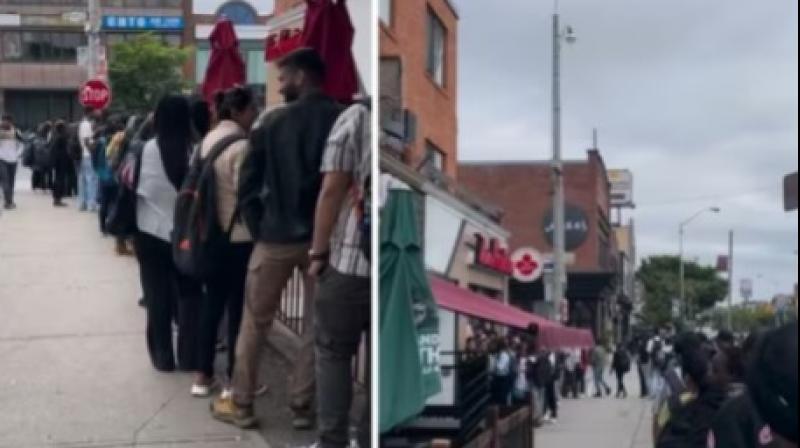 ਨੌਕਰੀ ਲਈ ਲਾਈਨ ’ਚ ਖੜੇ ਭਾਰਤੀ ਵਿਦਿਆਰਥੀ 