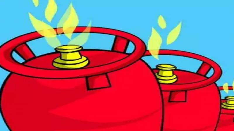Cylinder fire in Chandigarh