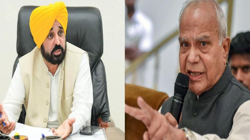 CM Bhagwant Mann, banwari lal purohit