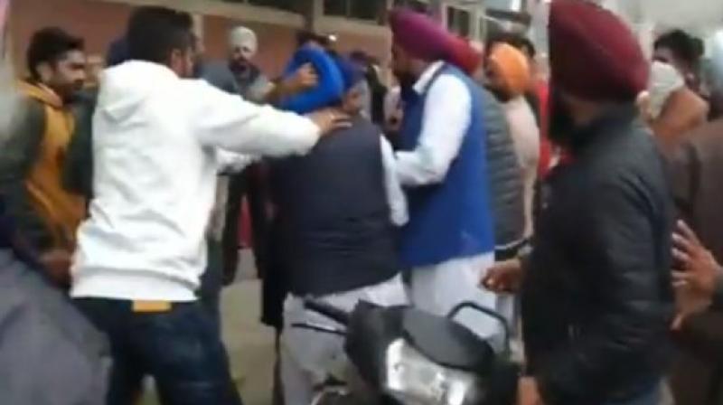 Clashes between candidates batala