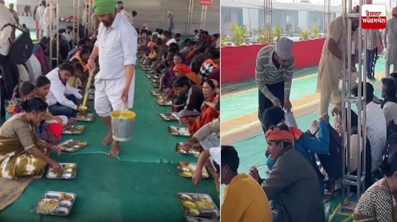 Sikhs set up langar for pilgrims in Prayagraj News in punjabi 