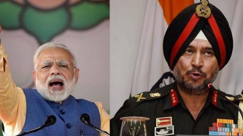 Modi with Ranbir Singh 