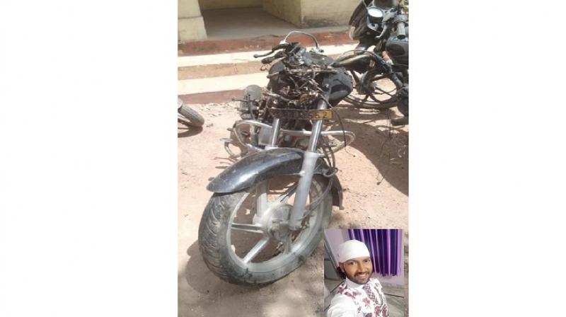 youth was burnt alive by wearing a petrol