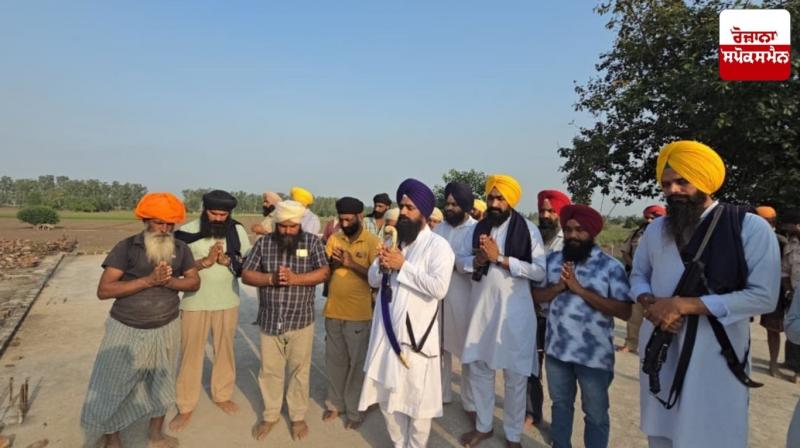 Jathedar Gargajj prayed for the opening of the corridor, the return of the Sikh Jatha and the rise of Punjab