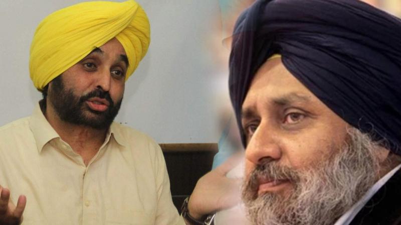 Bhagwant Mann And Sukhbir Badal 