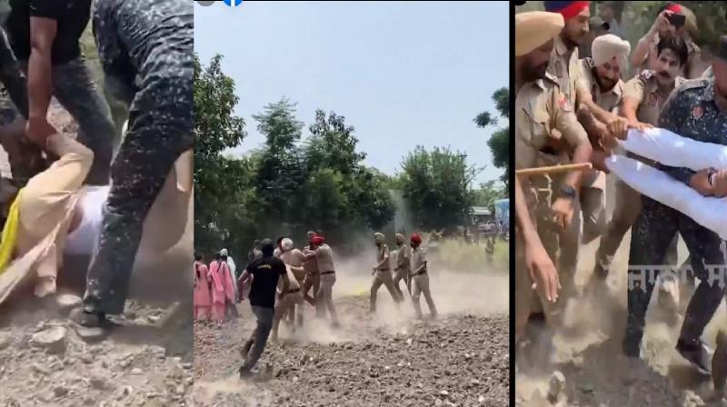 contracts teachers clashed with the police