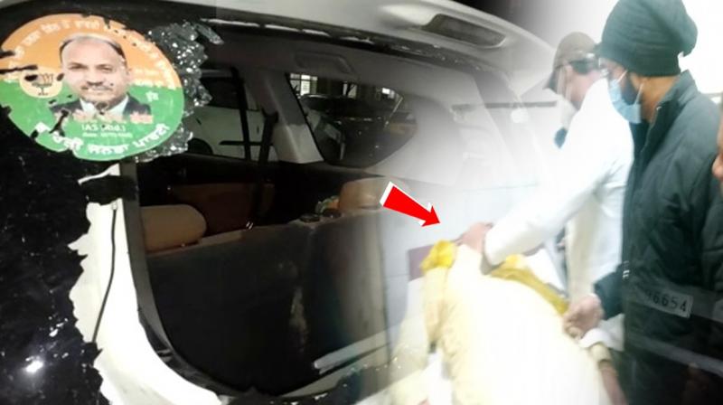 Attack on BJP Candidate RS Ladder 