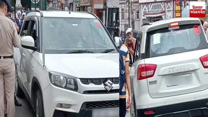 Police deducted MLA's car challan