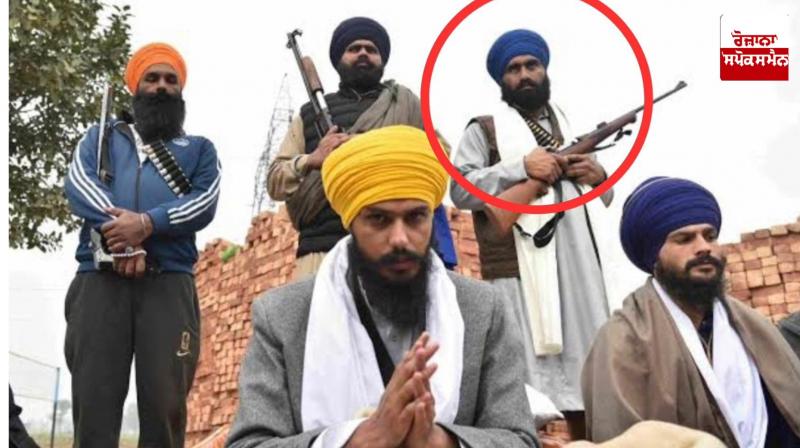MP Amritpal Singh's main aide and 3 other persons arrested with illegal weapons