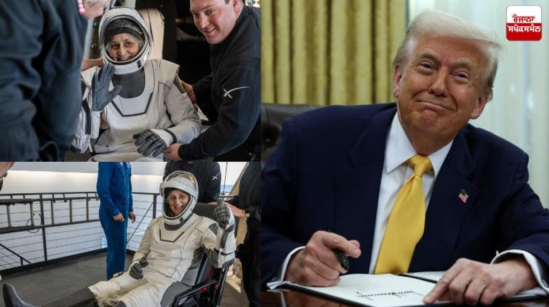 Trump welcomes return of Crew-9 astronauts News in punjabi 
