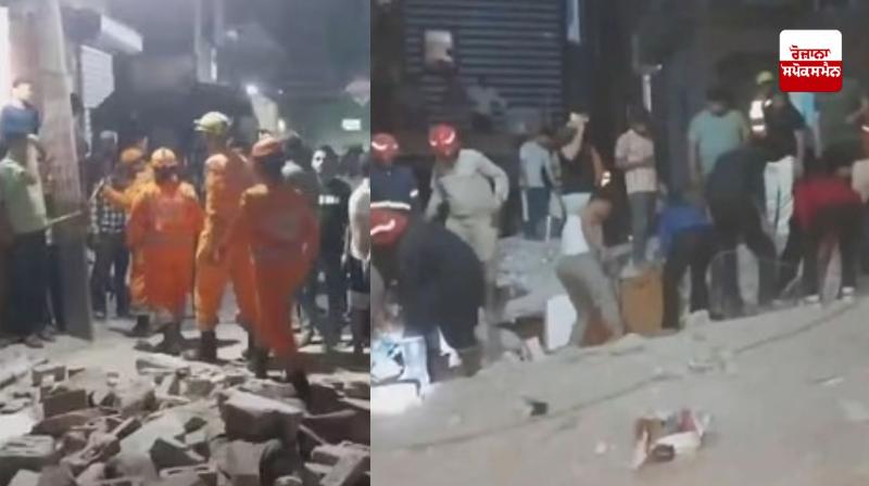 4-storey building collapses in Delhi's Mustafabad, many feared trapped