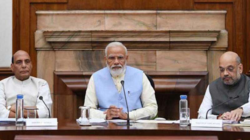 Rajnath Singh, Narendra Modi and  Amit Shah