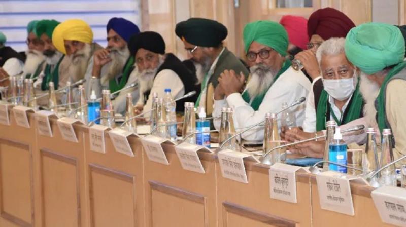 Farmer meeting with central government 