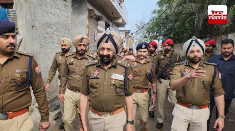 Patiala Police conducts extensive search operation in Patiala district under 'War on Drugs'