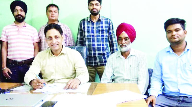 PADB Assistant General Manager Ravinder Singh Pathania   giving information.