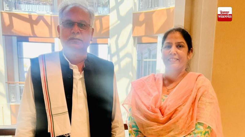 ਪ੍ਰਿਤਪਾਲ ਬਡਲਾ ਨੇ ਭੂਪੇਸ਼ ਬਘੇਲ ਨਾਲ ਕੀਤੀ ਮੁਲਾਕਾਤ 