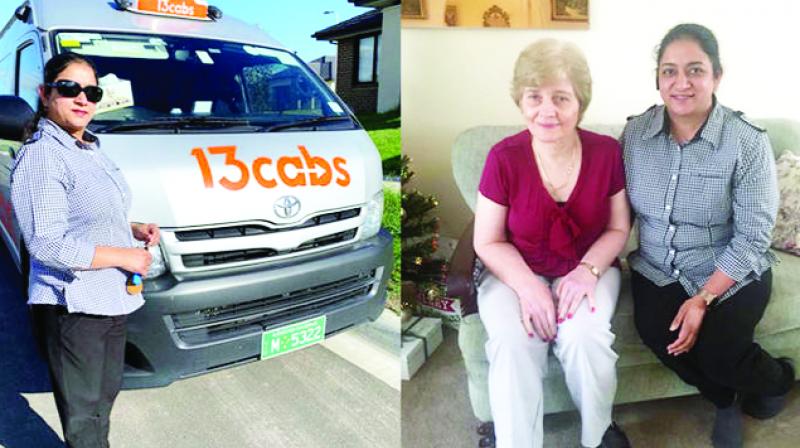 Punjabi Women Drive taxi In Australia