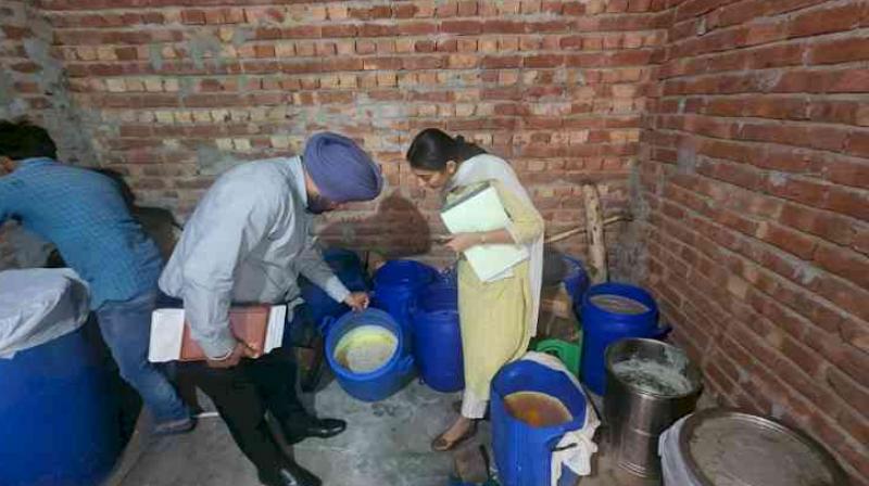 Food safety team seized 11 quintals of desi ghee