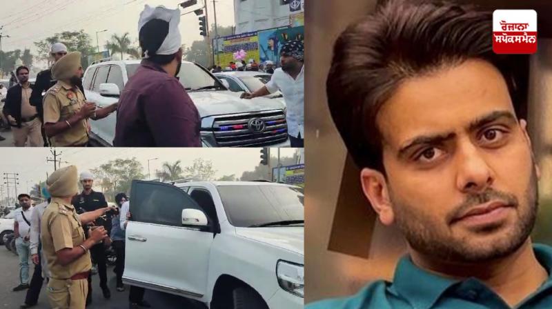 Singer Mankirat Aulakh's Car Challan News