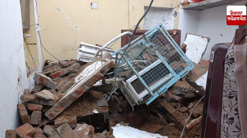 Roof of house collapses in Parasram Nagar, Bathinda, one woman dies, 2 injured
