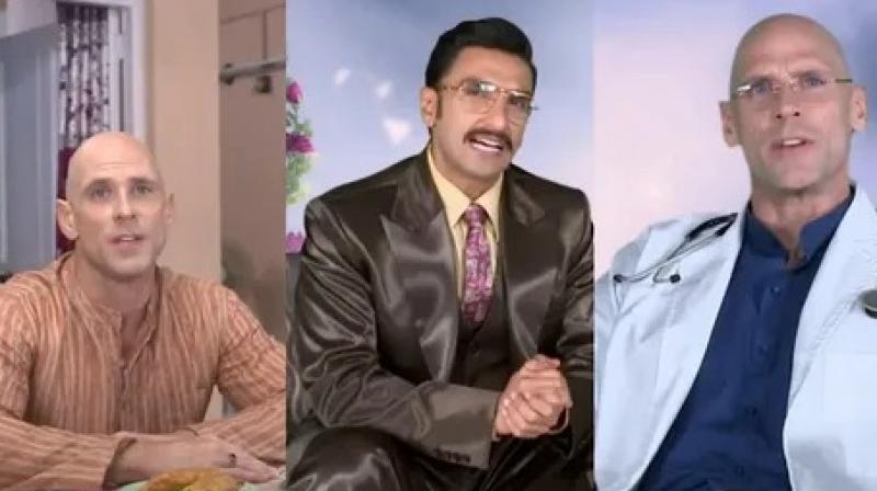 Ranveer Singh Porn Star Johnny Sins add News in punjabi 