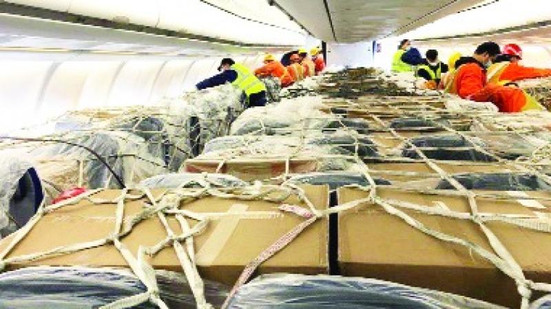 Six ships arrived in India in six days from the United States